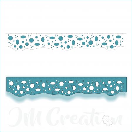 Bordüren Löcher DIN lang - Stanzschablone